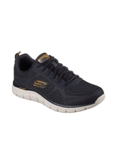 deportivos fitnnes skechers track-leshur negro 232758