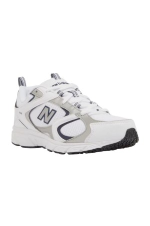 deportivos fitnnes new balance blanco-marino p4082xm