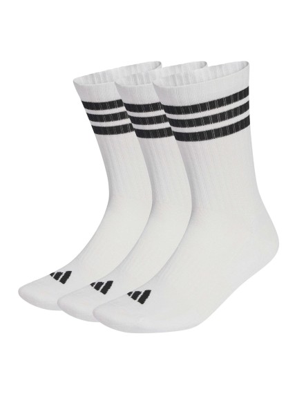 unisex calcetines adidas 3stripes blanco jz0532