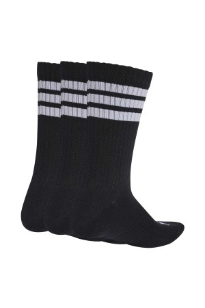 unisex calcetines adidas 3stripes negro kc9641