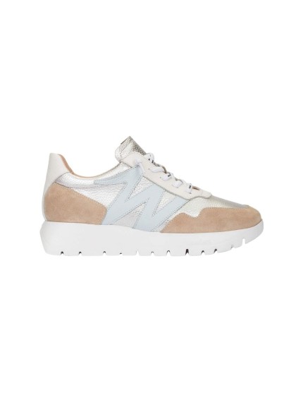 deportivos casual wonders odisei 01 plata a-24101