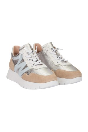 deportivos casual wonders odisei 01 plata a-24101