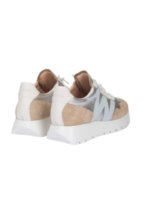 deportivos casual wonders odisei 01 plata a-24101