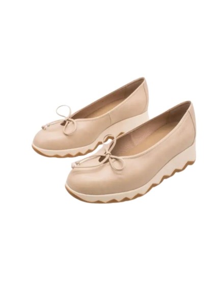 zapatos cuña wonders sauvag beige c-7621 2