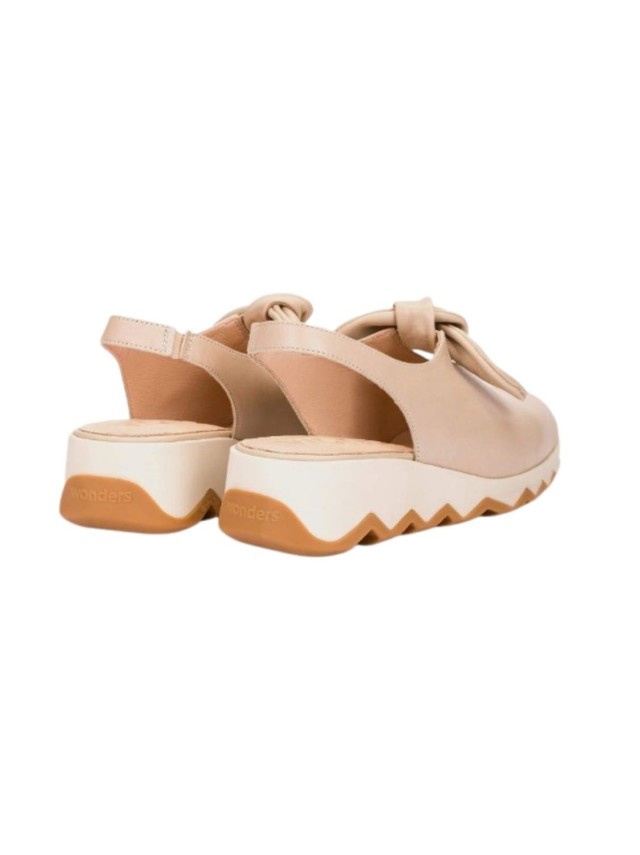 zapatos cuña wonders simon 02 beige...
