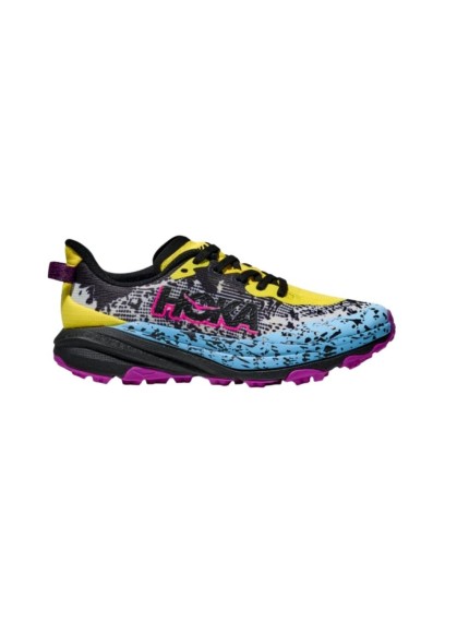 deportivos running hoka speedgoat 6 amarillo-negro... 2