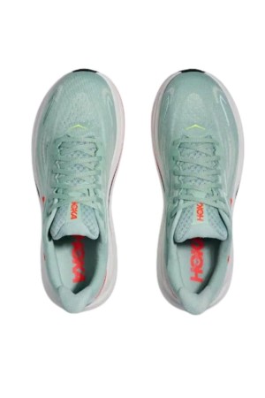 deportivos running hoka clifton 10 verde agua 1162030sgn