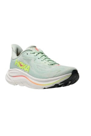 deportivos running hoka clifton 10 verde agua 1162031sls
