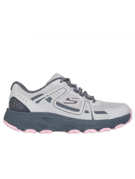 deportivos fitness skechers hillcrest gris-rosa 180296 2