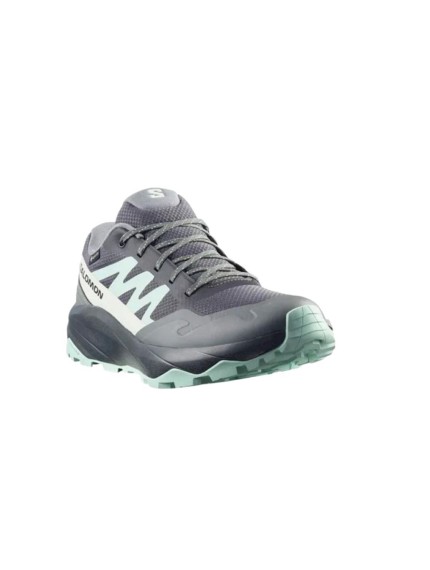 deportivos trekking salomon outscape gtx negro-verde...
