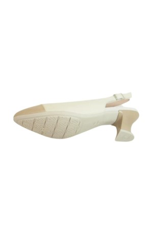 zapatos de salon pitillos taupe-crema 11189