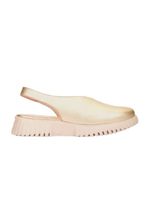 sandalias cuña wonders flexfly 11  platino a-4411
