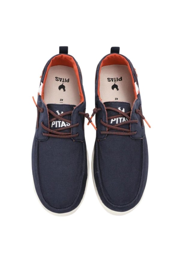 zapatos nauticos  pitas maui MARINO