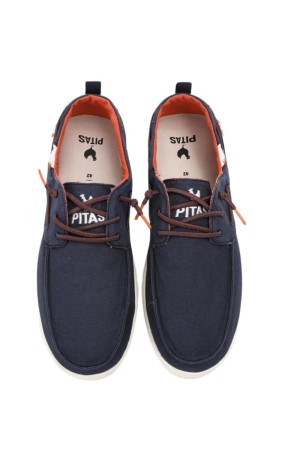 zapatos nauticos  pitas maui MARINO