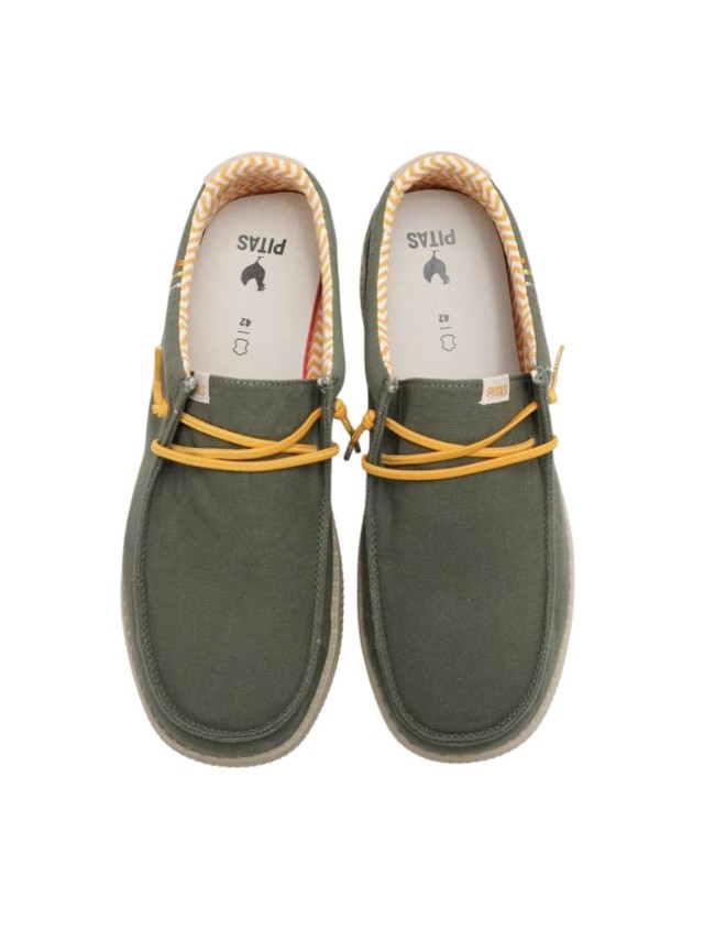zapatos sport pitas wp150 ledro VERDE