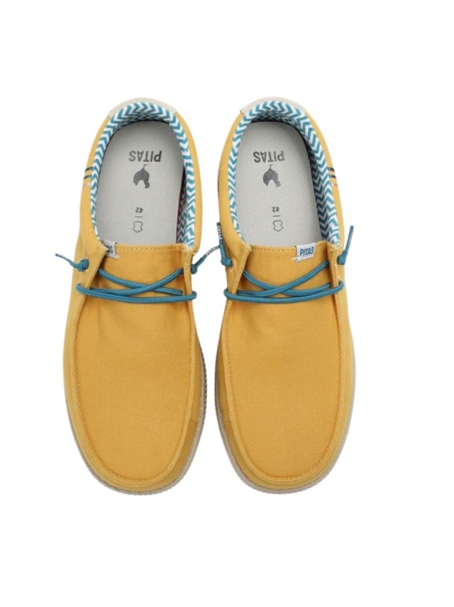 zapatos sport pitas wp150 ledro MOSTAZA