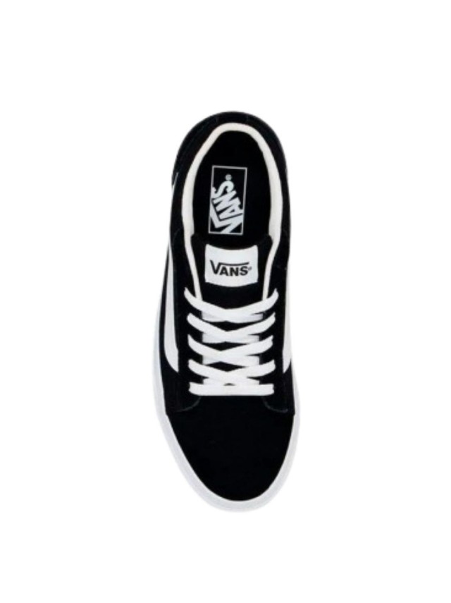 deportivos vans vero ls negro-blanco...