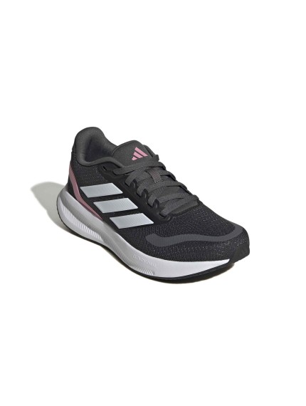 deportivos running adidas runfalcon 5 negro-rosa jq8668