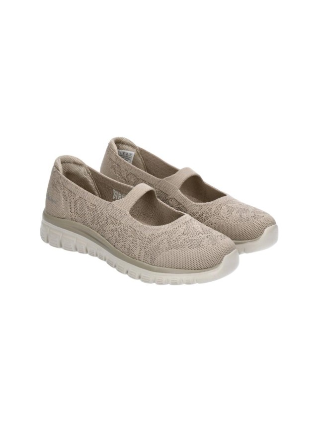 merceditas skechers gracefull taupe...