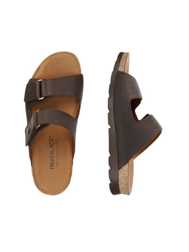 sandalias panama jack bios marron...