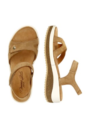 sandalias cuña panama jack cuero alice b1