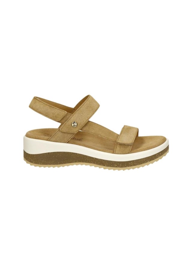 sandalias cuña panama jack cuero...