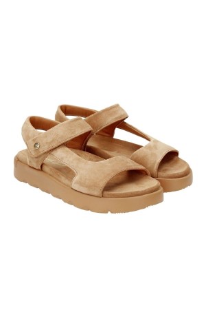 sandalias planas panama jack cuero bruma b2