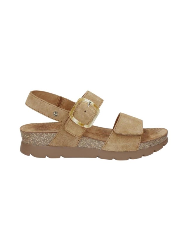 sandalias planas panama jack cuero...