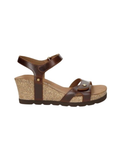sandalias cuña panama jack cuero julia clay b1