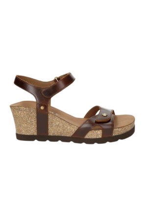 sandalias cuña panama jack cuero julia clay b1