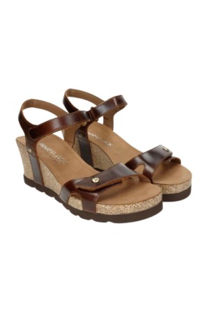 sandalias cuña panama jack cuero julia clay b1