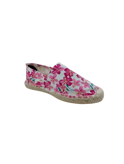 ESPARTO BASICA ESTAMPADO FLORE FUCSIA
