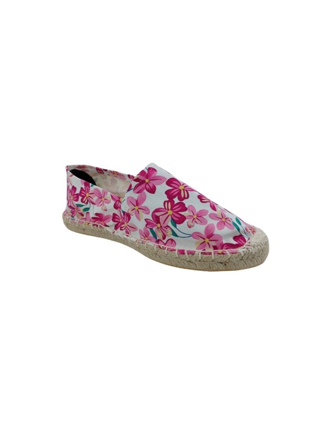 ESPARTO BASICA ESTAMPADO FLORE FUCSIA