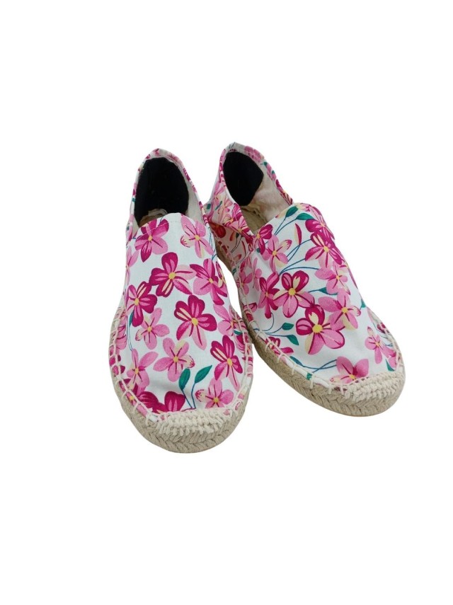 ESPARTO BASICA ESTAMPADO FLORE FUCSIA