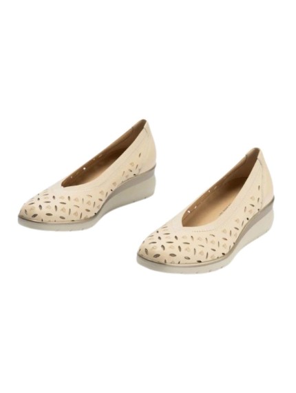 zapatos de salon pitillos crema 11070 2