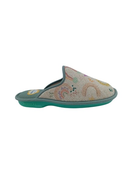 zapatillas abiertas cosdam menta 4101 2