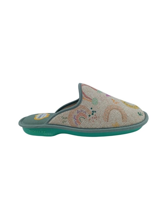 zapatillas abiertas cosdam menta 4101