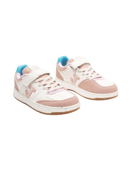 deportivos futbol sala joma blanco-rosa flexyjr2607 2