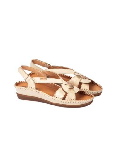 sandalias cuña pikolinos cadaques marfil w8k-1839c1 2