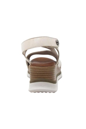 sandalias cuña 48horas crema 612403