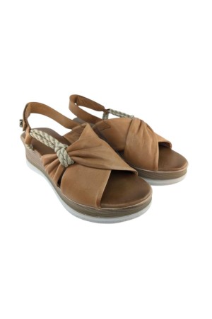 sandalias cuña 48horas cuero 612406