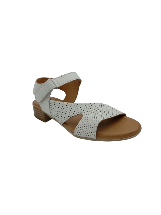 sandalias tacon 48horas crema 615705