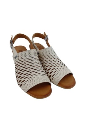 sandalias tacon 48horas hueso 615102