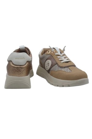 deportivos casual mysoft bronce 26m266