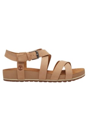 sandalias planas timberland malibu beige tb0a2qtfen