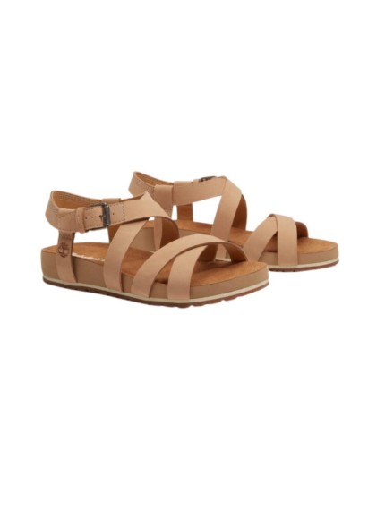 sandalias planas timberland malibu beige tb0a2qtfen 2
