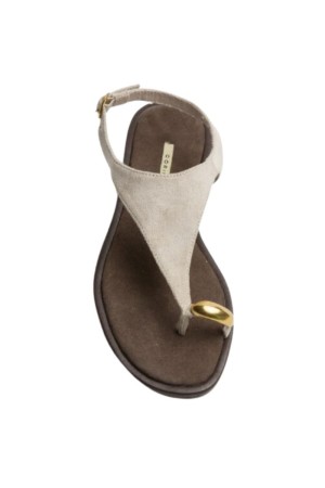 sandalias planas corina m6442 TAUPE