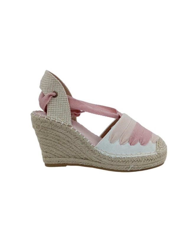 alpargatas de esparto leonali nk512 ROSA