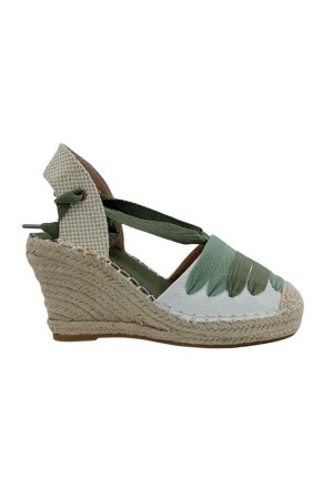 alpargatas de esparto leonali nk512 VERDE AGUA