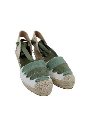 alpargatas de esparto leonali nk512 VERDE AGUA
